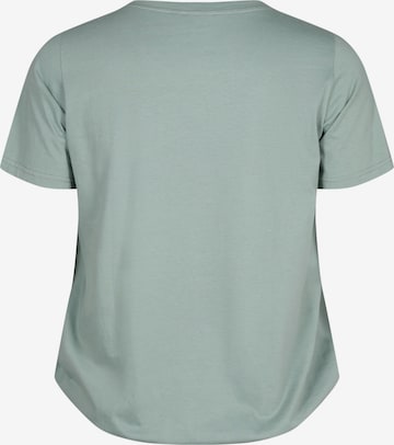 Zizzi Shirt 'Donna' in Green