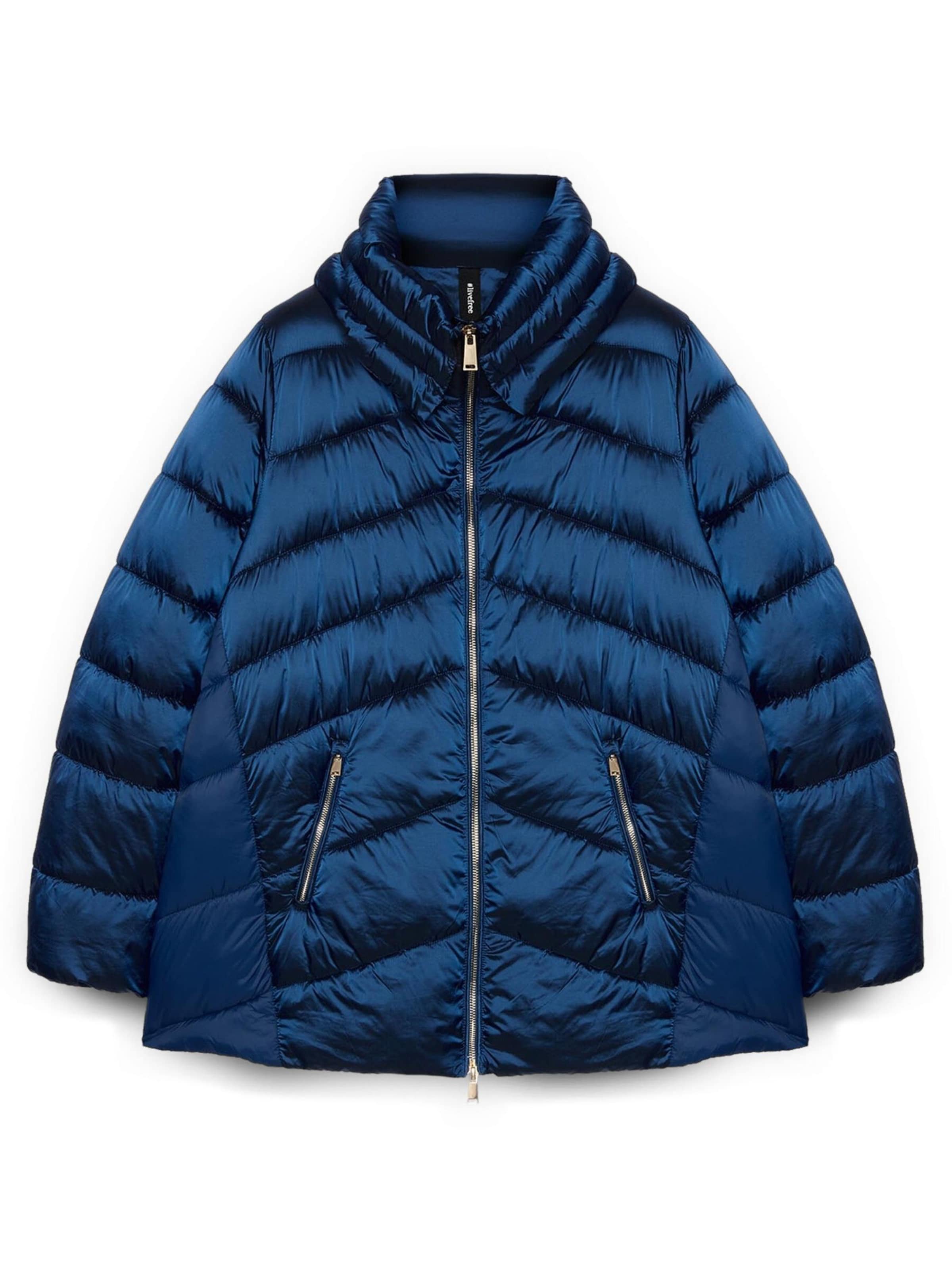 Fiorella Rubino Winter jacket in Blue: front