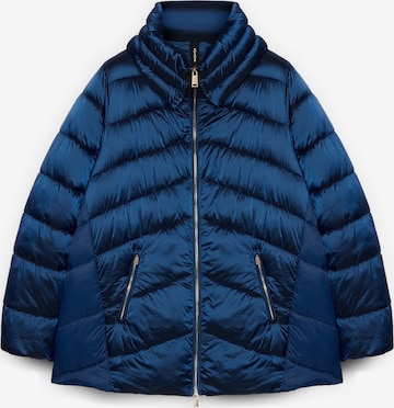 Giacca invernale di Fiorella Rubino in blu: frontale
