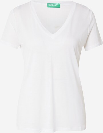 T-shirt UNITED COLORS OF BENETTON en blanc : devant