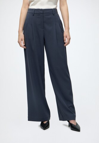 MSCH COPENHAGEN Wide Leg Hose 'MSCHHenrika' in Blau: Vorderseite