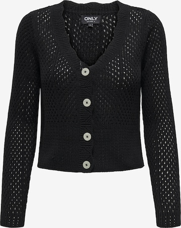 Cardigan 'ONLRoselia' ONLY en noir : devant