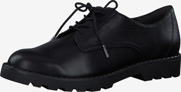 TAMARIS Lace-Up Shoes in Black: front