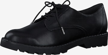 TAMARIS Lace-Up Shoes in Black: front