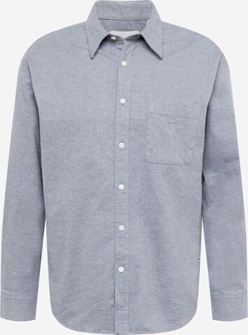 NN07 Regular fit Button Up Shirt 'Deon' in Blue: front