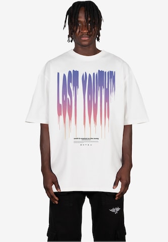 Lost Youth T-shirt i vit: framsida