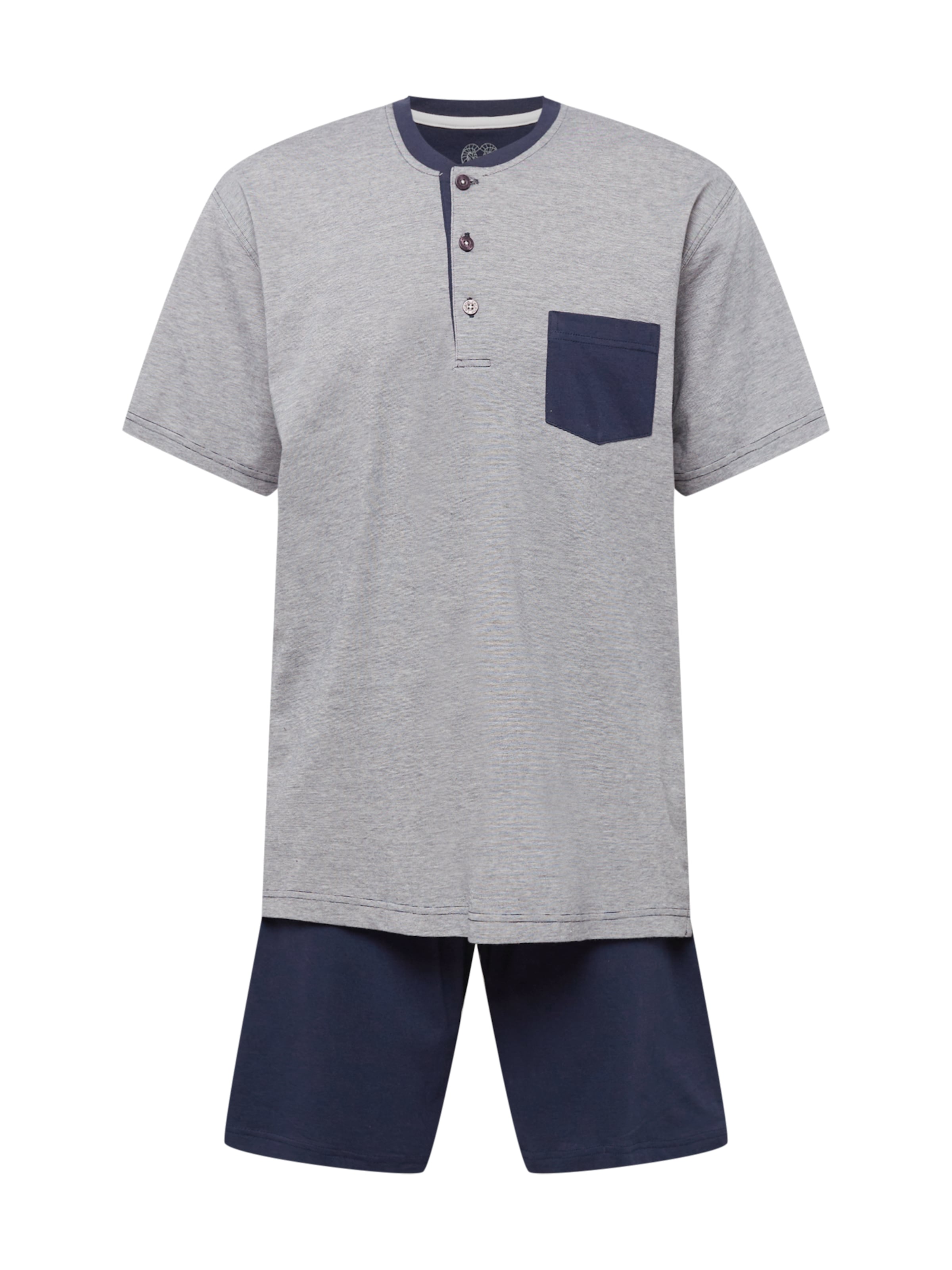 CECEBA Short Pajamas in Blue: front