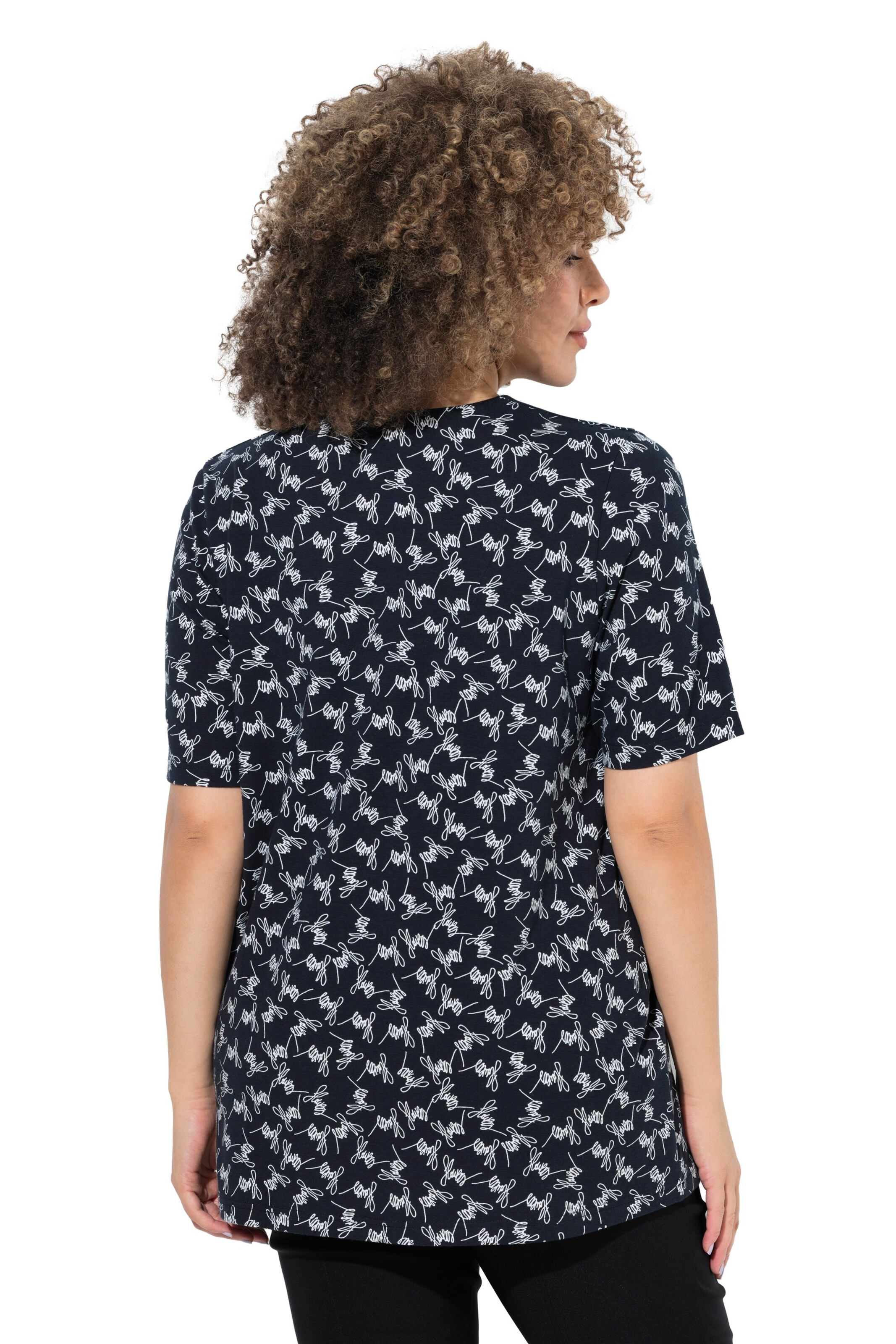 Ulla Popken Shirt in Schwarz