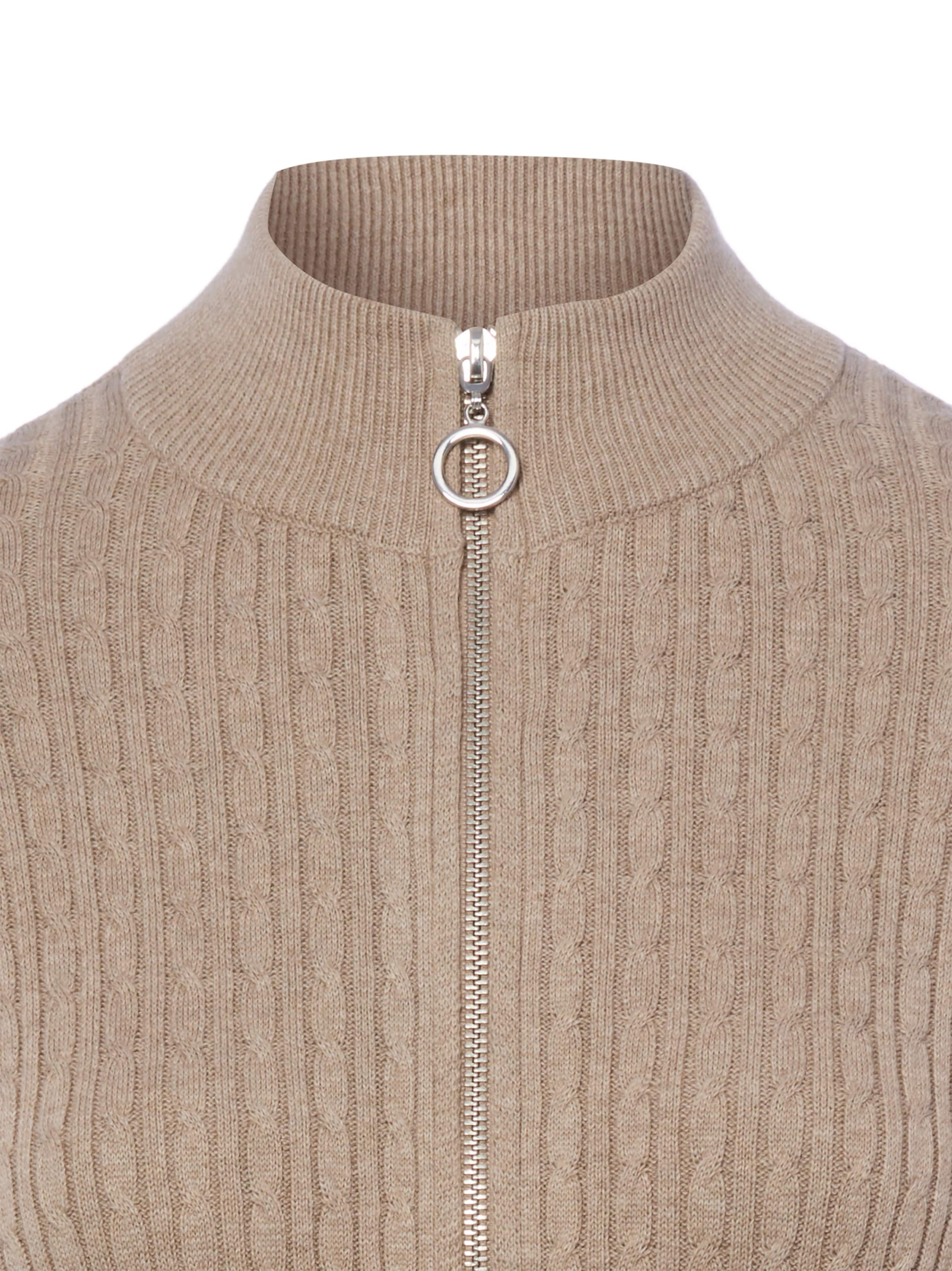Franco Callegari Knit cardigan in Beige