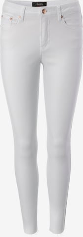 Aniston CASUAL Skinny Jeans in White: front