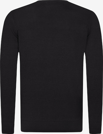 DENIM CULTURE Pullover 'MANNO' in Schwarz