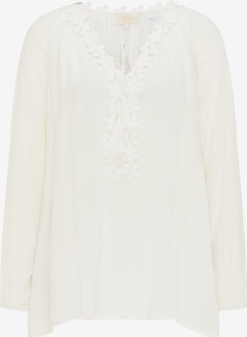 usha FESTIVAL Blouse in White: front