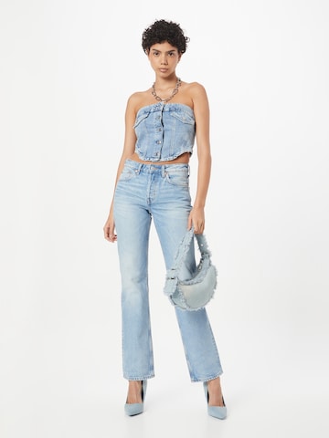 WEEKDAY Regular Jeans 'Pin' in Blau