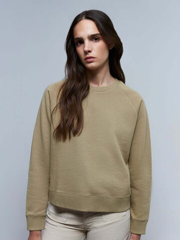 Scalpers Sweatshirt 'Caviar' in Beige: front