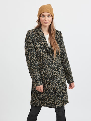 VILA Between-Seasons Coat in Brown: front