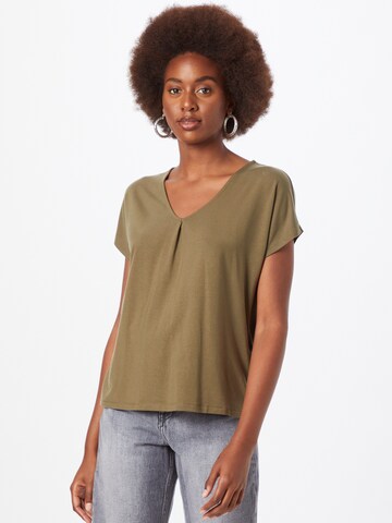 VERO MODA Shirt 'POWER' in Green: front