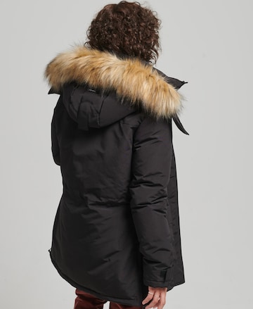 Parka d’hiver 'Everest' Superdry en noir