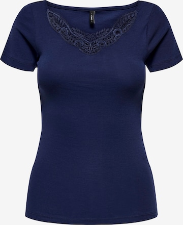 ONLY Shirt 'KIRA' in Blauw: voorkant