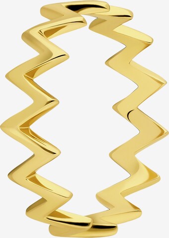 Lucardi Ring in Goud: voorkant