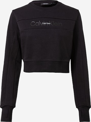 Felpa di Calvin Klein Sport in nero: frontale