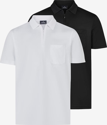Ragman Shirt 'Basic' in Black: front