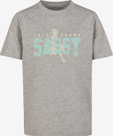 F4NT4STIC Shirt 'Looney Tunes Lola Bunny Sassy' in Grey: front