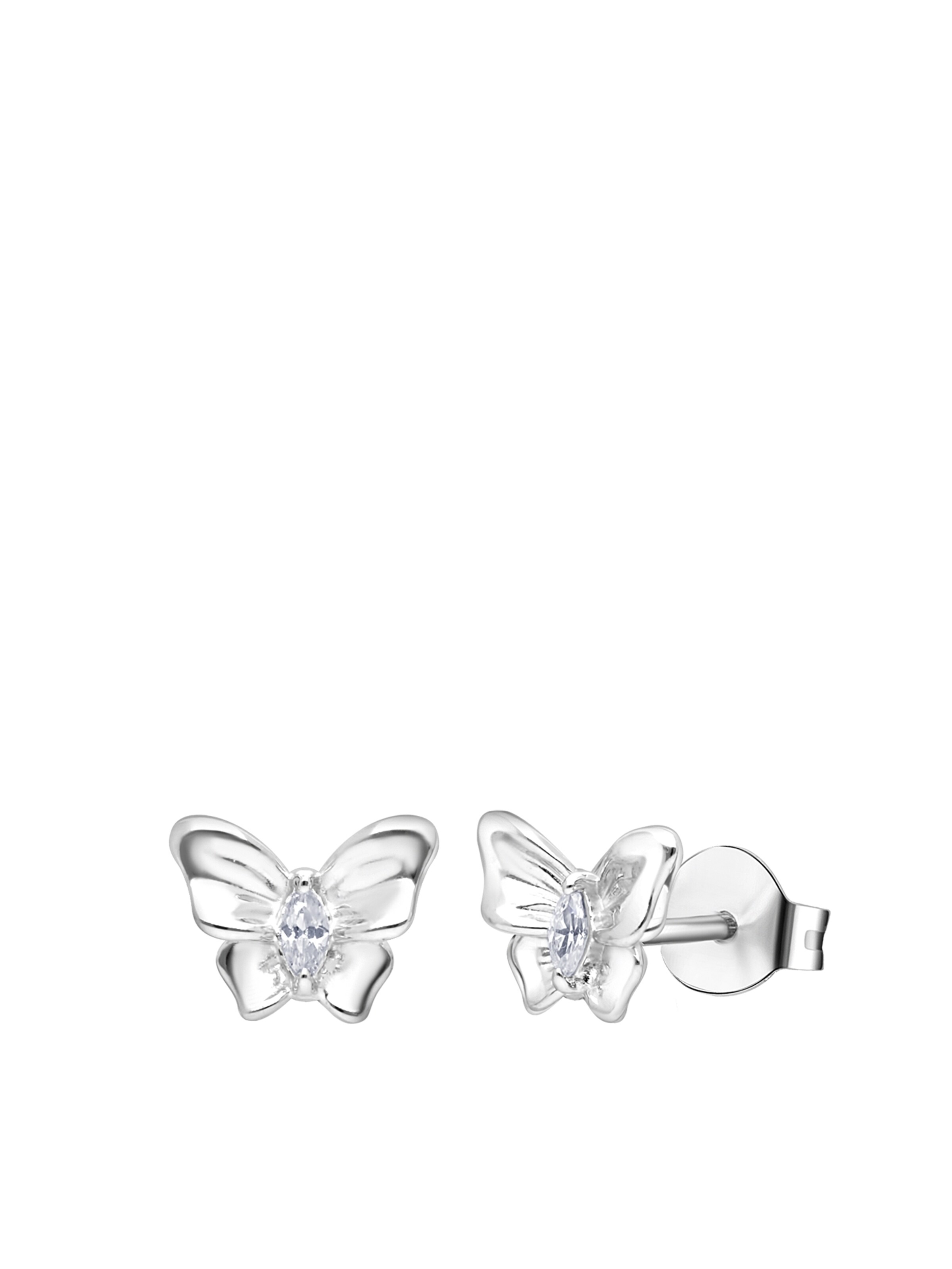 Lucardi Ohrringe in Silber: Vorderseite