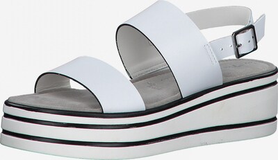 TAMARIS Sandale in schwarz / weiß, Produktansicht