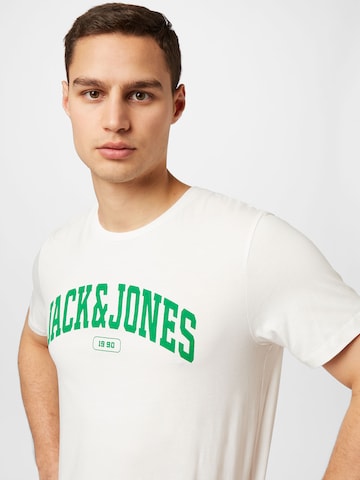 balta JACK & JONES Marškinėliai 'BLUBOOSTER'