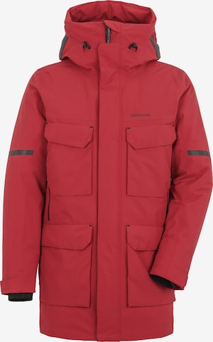 Didriksons Parka 'DREW USX PARKA 5' in Rot: front