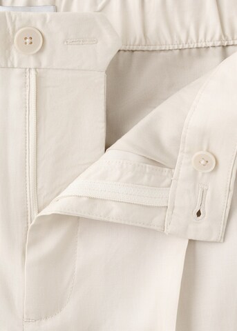 MANGO MAN Loose fit Pleated Pants 'Lighter' in Beige