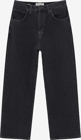 Pull&Bear Loosefit Jeans i sort: forside