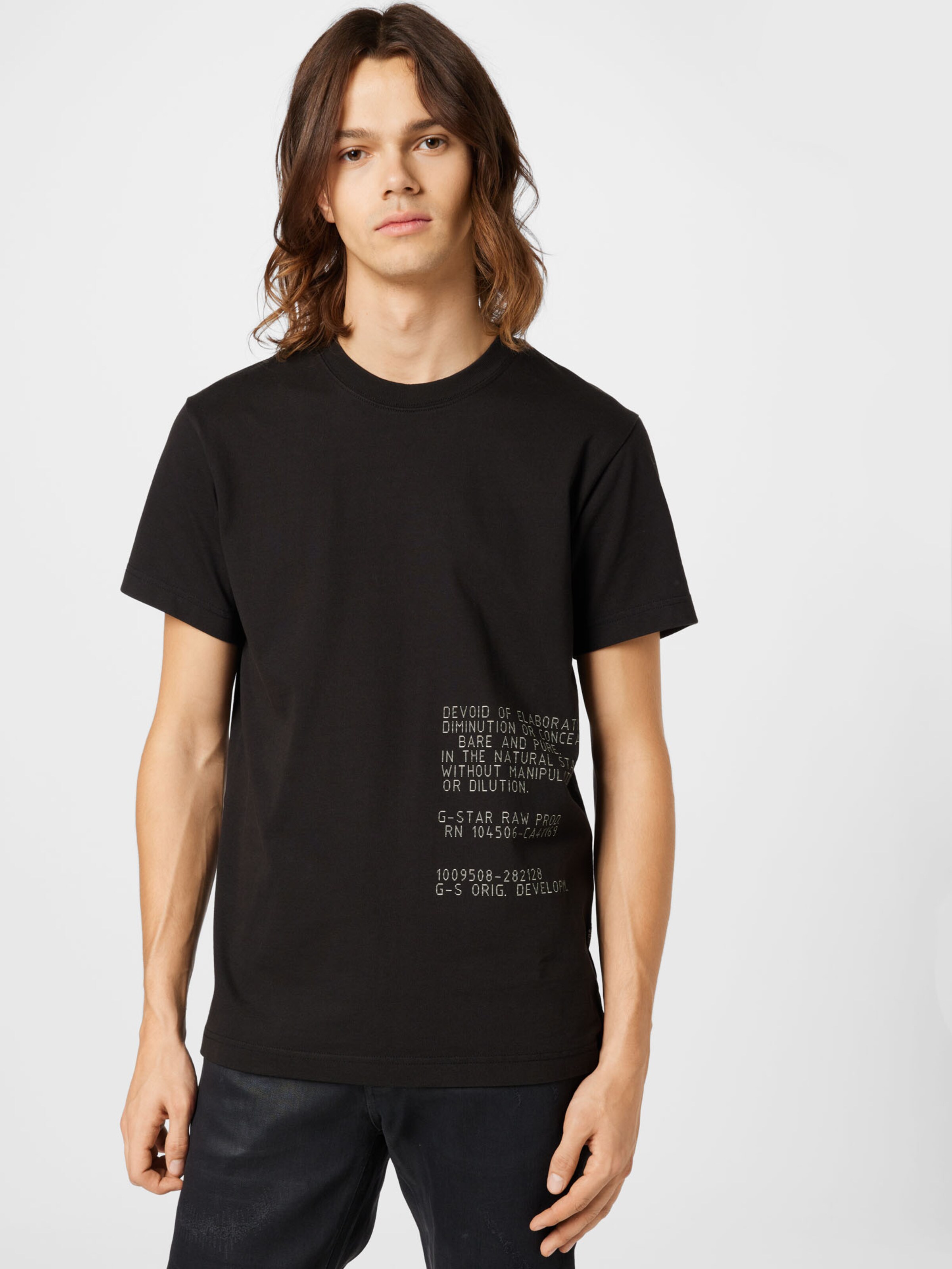Maglie e T-shirt Uomo G-Star RAW Maglietta in Nero 