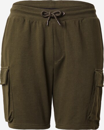 Pantalon cargo 'Ronny' INDICODE JEANS en vert : devant