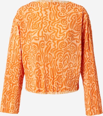 Monki Тениска 'Lotta' в оранжево: отпред