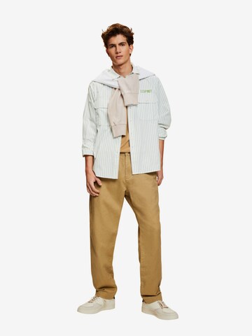 ESPRIT Loose fit Chino Pants in Beige