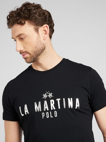 La Martina T-Shirt in Schwarz