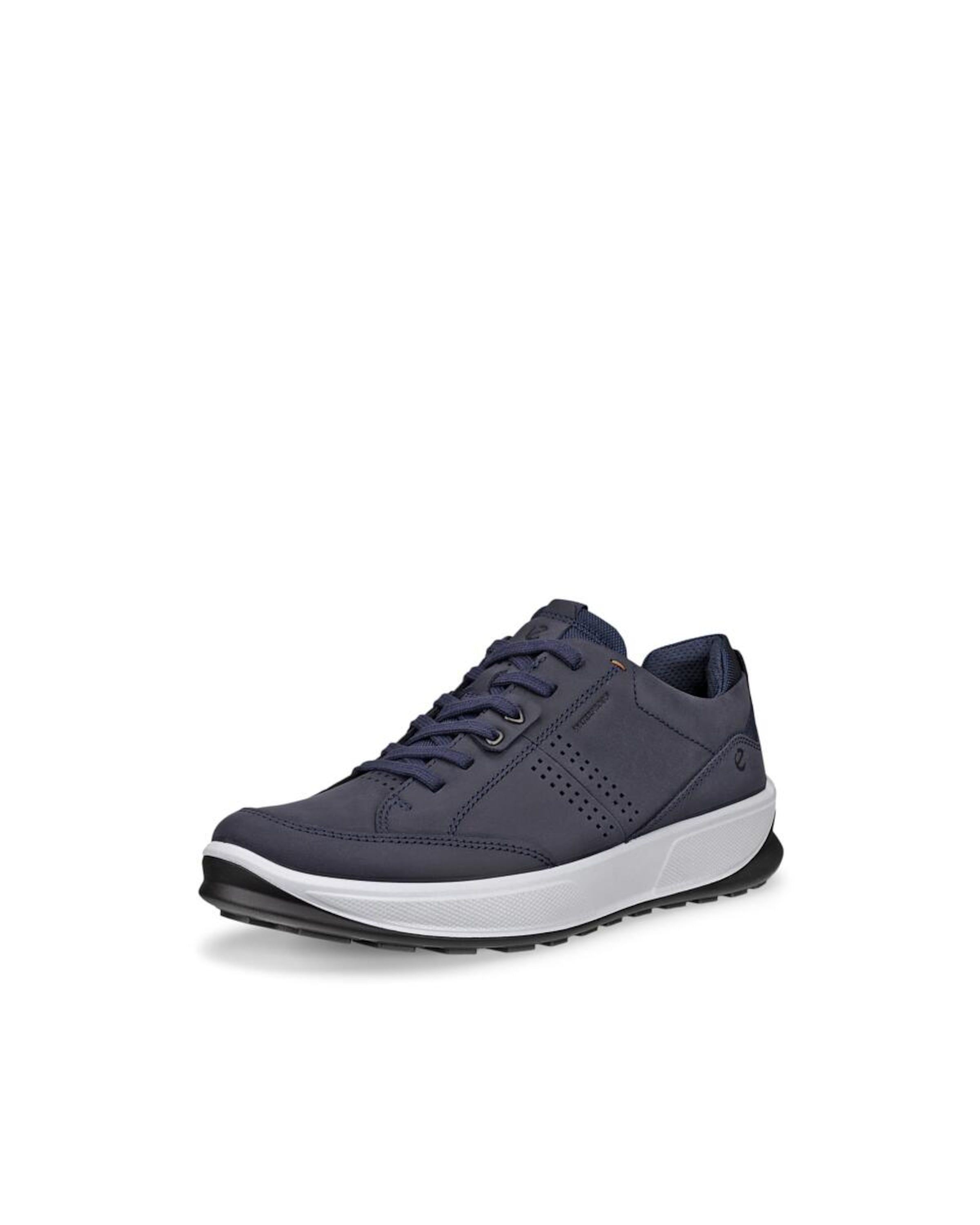 ECCO Platform trainers in Blue: front