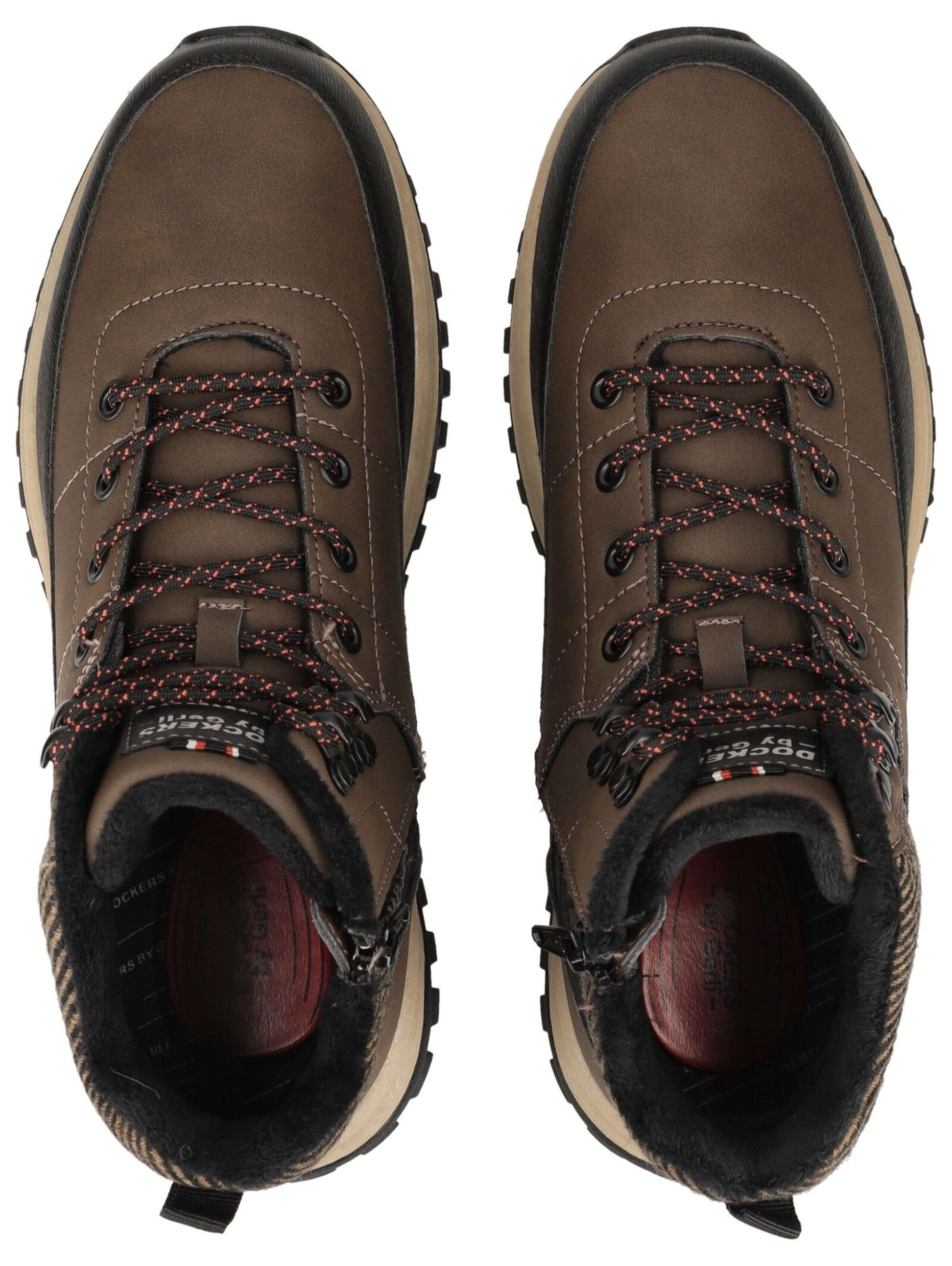 Bottines à lacets Dockers by Gerli en marron