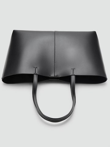 MANGO Shopper 'MANU' in Zwart