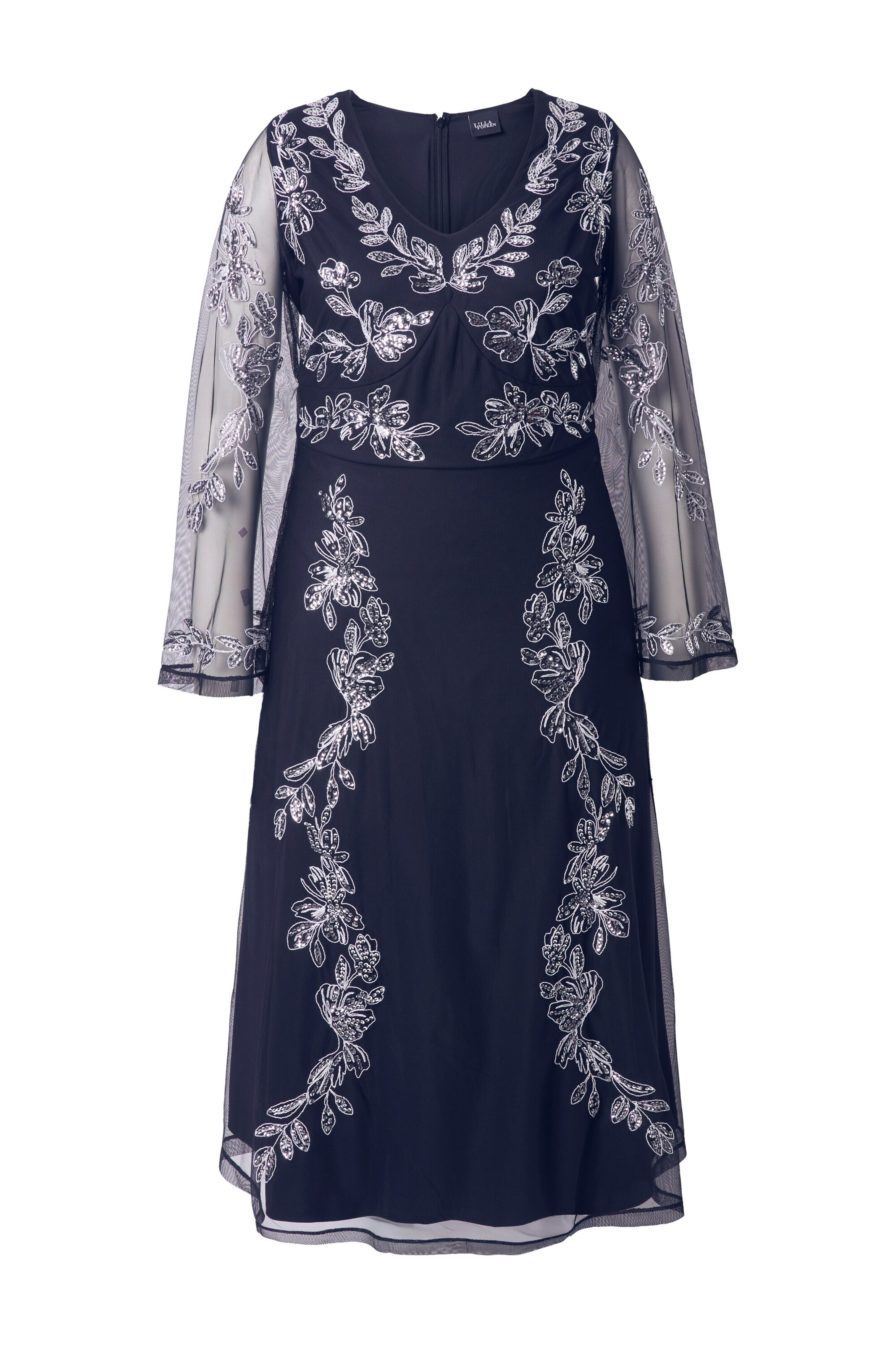 Ulla Popken Jurk in Blauw: voorkant