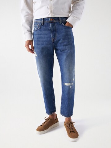 Effilé Jean Salsa Jeans en bleu : devant