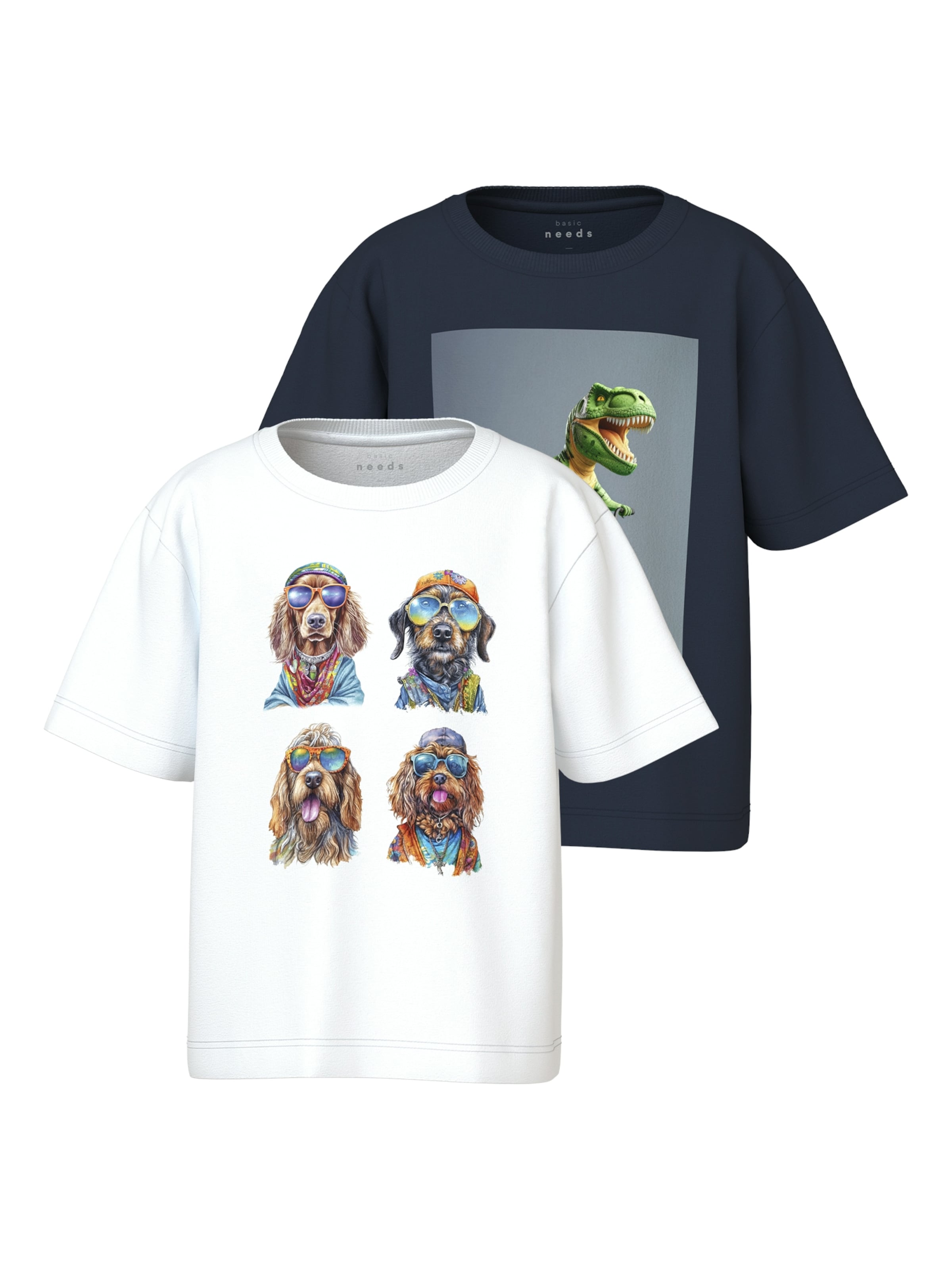 Maglietta 'NMMVoto' di NAME IT in blu: frontale