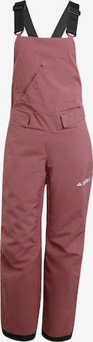 ADIDAS TERREX Outdoor trousers 'Xperior 2L' in Red: front