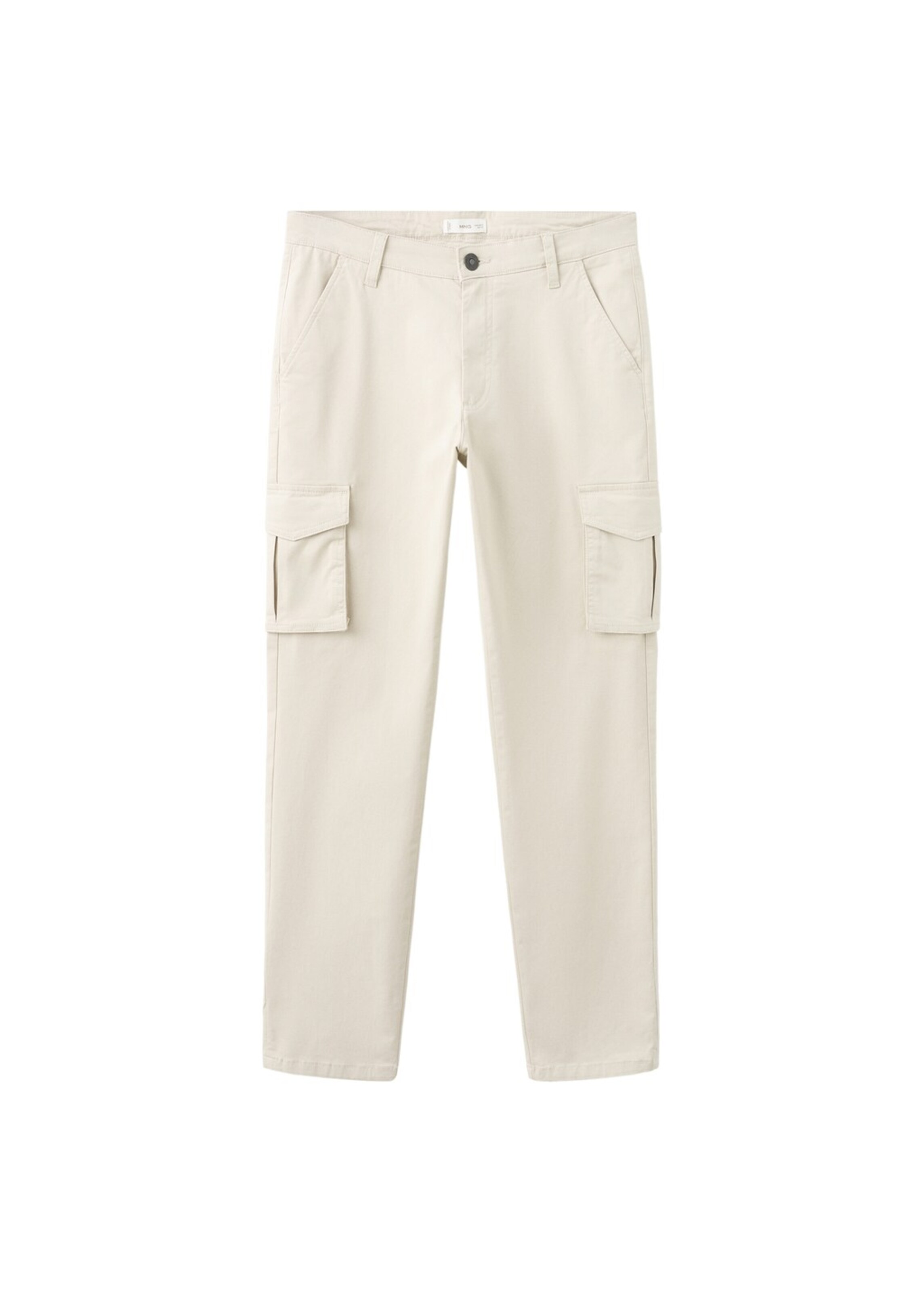 MANGO TEEN Regular Pants in Beige: front