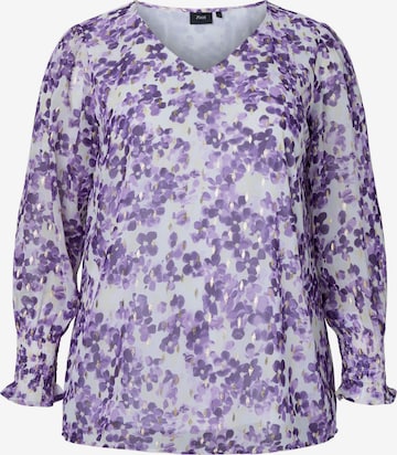 Zizzi Blouse 'Livia' in Purple: front