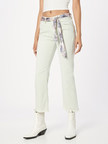 FREEMAN T. PORTER Bootcut Jeans 'Norma California' in Groen: voorkant