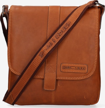 HILL BURRY Umhängetasche in Braun: Vorderseite