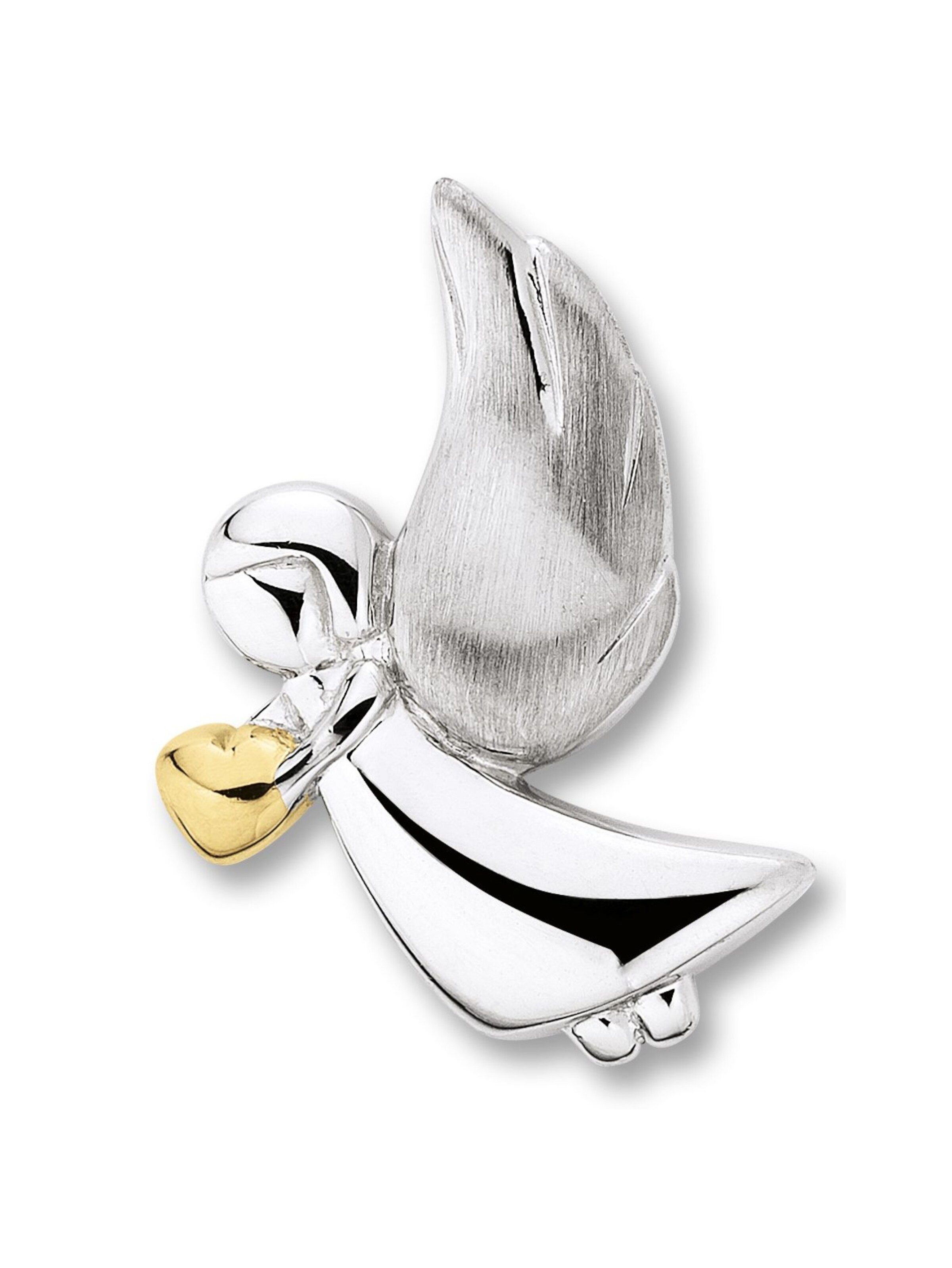 ONE ELEMENT Anhänger 'Engel' in Silber: Vorderseite