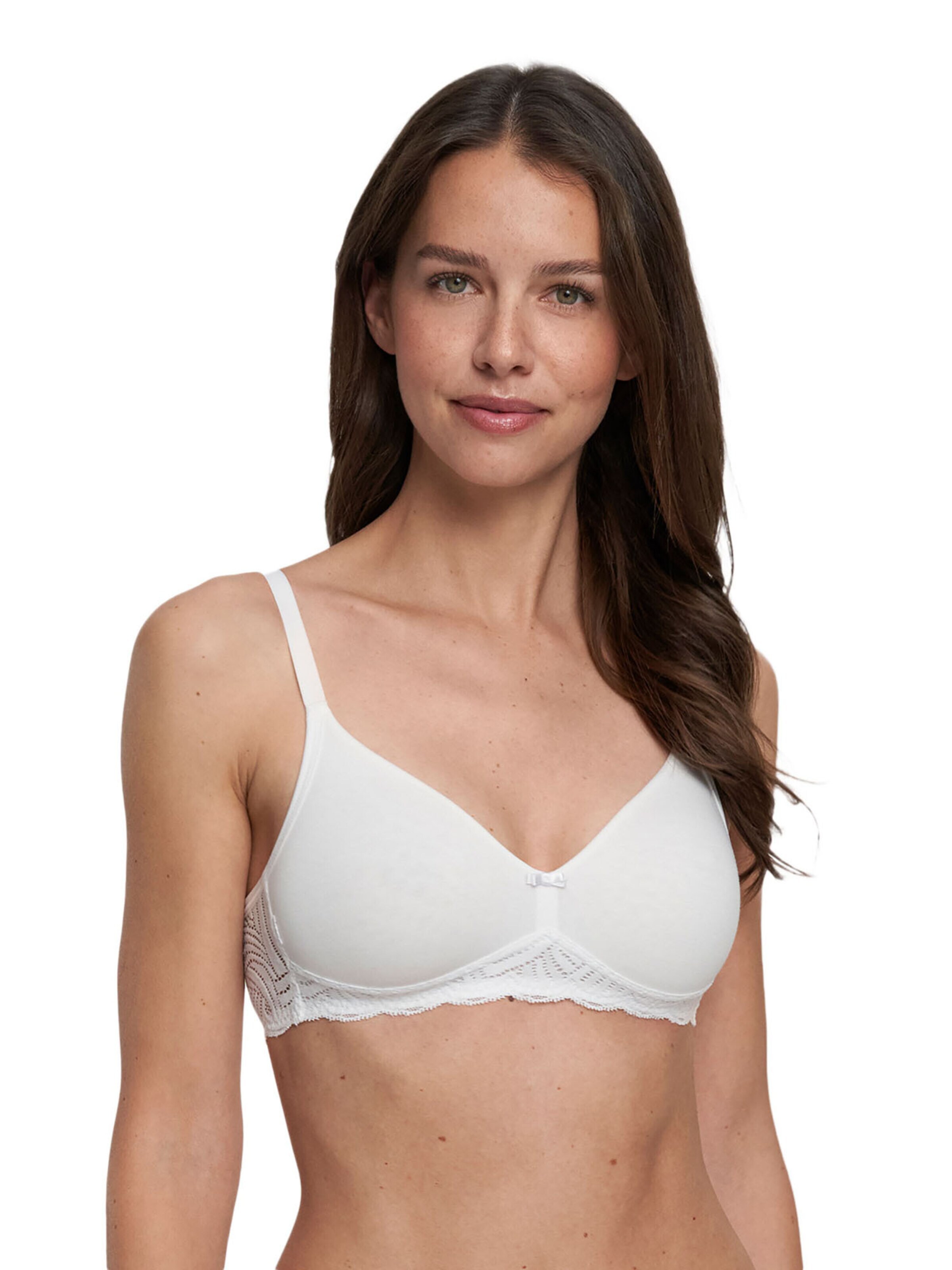 SUSA Classic Bra 'Nizza' in White: front